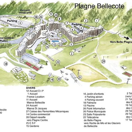 Saint Jacques A - 3 Pieces Pour 8 Personnes 34 Macot-la-Plagne